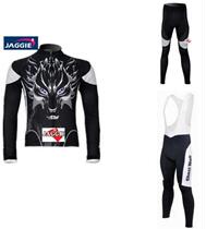 XS-4XL~2012 Ghost Wolf Sports Mountain Warm Capture Version Self - Sleeve Long Sleeve Cycling Costume Suite Autumn Winter