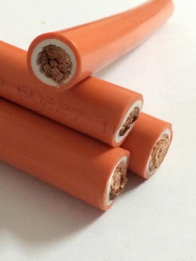 Supply anode wire cathode orange welder wire 70 square double-layer welder cable