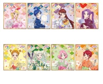 Japanese version of Idol activity color paper signature board Star Palace Berry rainbow wild dream white bird Ji Mu Ya Kwai Nye Lisa