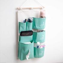 Toilet wall-mounted storage bag Storage hanging pocket door can be suspended storage bag Multi-layer wall wall hanging bag
