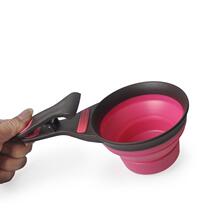 Amazon New TPE Pet Bowl FOLDING GRAIN SPOON FED WATER BOWL DOG FOOD AMOUNTS CUP DOG FOOD SPOON FOLDING BOWL