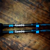 Zpacks ultra-light carbon fiber climbing pole pair