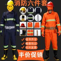 Fire suit suit 97 fire fighting suit clothes 02 firefighters fire protection clothing fire mini fire station