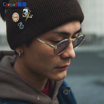  Tadpole same style glasses frame mens round frame Japanese handmade myopia frame mens and womens BOSTON BOSTON round sunglasses