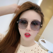 2022 new polarized sunglasses lady anti-UV Han version tide large face Driving special ink mirror myopia