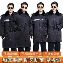 Security coat male military coat winter winter winter clothing extended padded cotton clothing multi-function coat cotton jacket winter duty suit