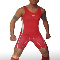 Badiace control waist line mens one-piece wrestling suit classical wrestling suit one-piece weightlifting suit tights