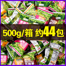 Spicy green peas and spicy garlic mixed delicious small packaging snacks casual snacks bulk nuts fried goods