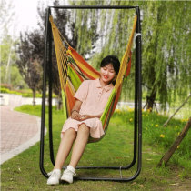  Hanging chair Household swing balcony double bedroom hanging leisure outdoor cradle can lie dorm bracket indoor hammock