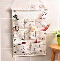 Fabric hanging wall storage bag storage hanging back door can be hung storage cloth bag multi-layer Wall Wall Hanging Bag
