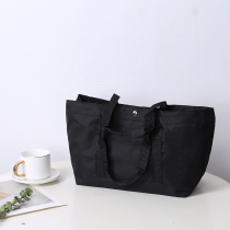 Day Department Brief according to buckle handbag Oxford cloth Shoulder Bag Containing lunch bag Multi-classification mommy bag
