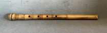 Japanese double-printed bamboo and aromatic nameplate ancient flow ruler eight (two-ruler tube)