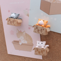 3 Creative pushpins cartoon vision Photo Wall dream board decoration carton kitten pin nail