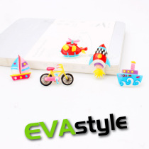 5 creative scene pins push nails cartoon traffic bicycle aircraft boats INS decorative felt water pine wall nails