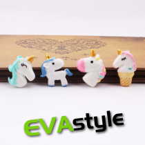 4 plastic INS unicorn cartoon decoration wedding arrangement felt performance attendance table KT wallboard pushpin studs