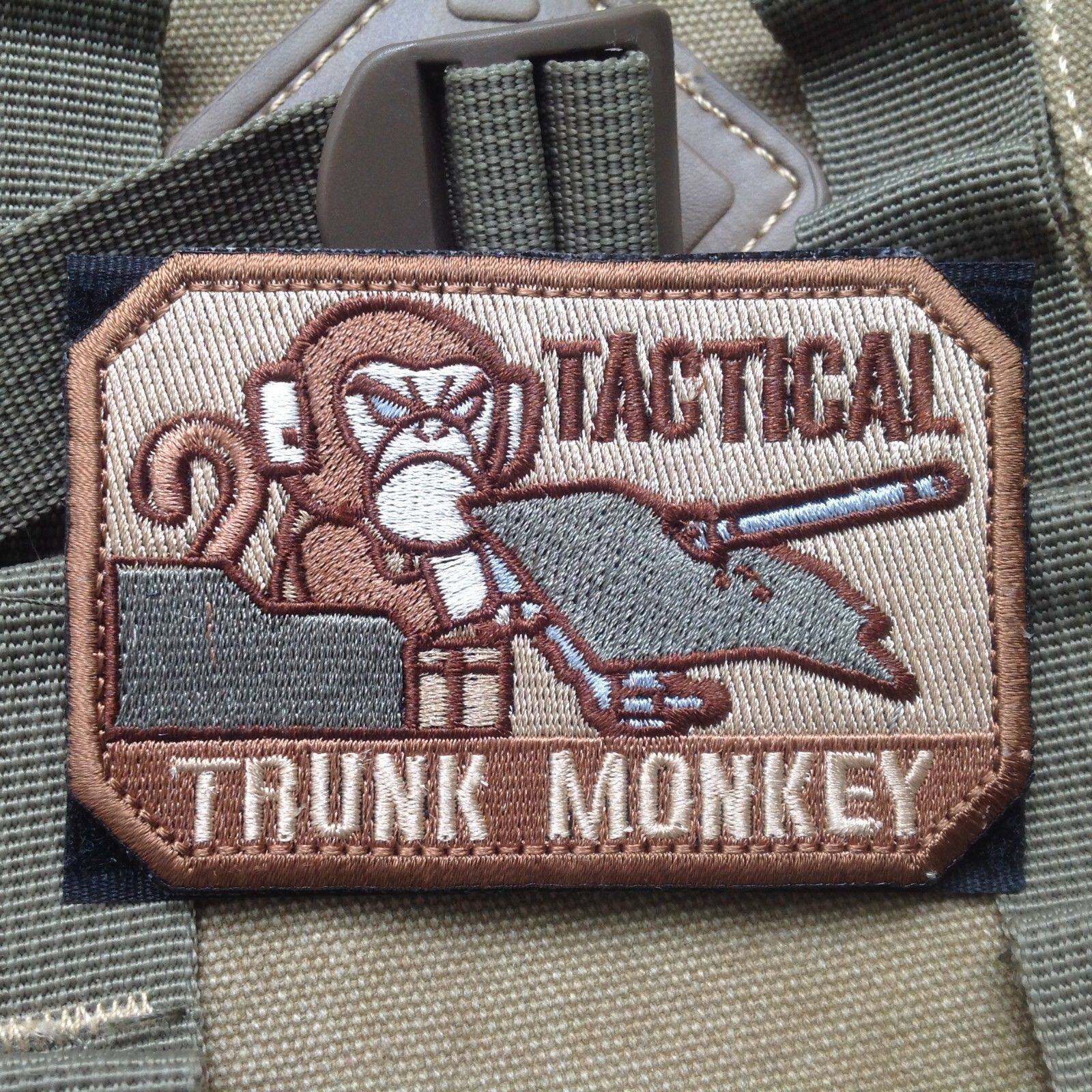  3 72 Tactical Trunk Monkey Tank Tactical Monkey 3D Embroidery Magic Arm Sticker Emblem From 