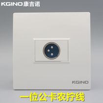 Congino 86 One Cannon Socket Panel Public Cannon Socket Microphone Large Three-Core Multimedia Socket