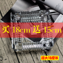 Classic square large glass soot thick cylinder office home KTV Crystal texture Special