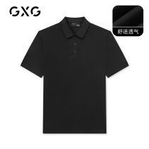 GXG mens clothing (Sven series) 21 year summer new business cotton bead polo shirt mens Paul shirt