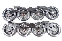 French Montema aluminum alloy wheel speed pulley frame professional speed roller skate 4 * 110MM aluminum wheel