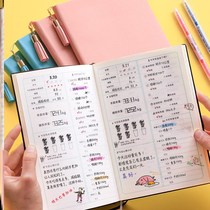 Beauty salon 100 days weight loss self-discipline artifact task complete punch card table fitness training schedule record book