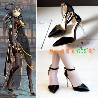 taobao agent Vocaloid, black colored cheongsam, cosplay