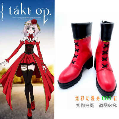 taobao agent Red dress, boots, cosplay