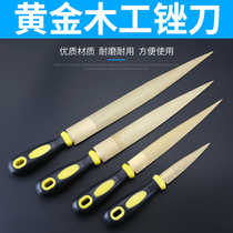 File gold file high carbon steel coarse tooth tip hard wood file maewood file semi-round woodworking file grinding tool