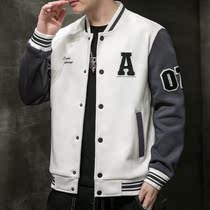 Jacket jacket jacket men loose trend youth Japanese casual baseball uniform Hong Kong style hip hop 2021 New jacket