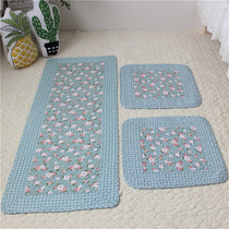 Car cushion four seasons General Pure Cotton three pieces of anti-slip rear seat single piece of long stretch goddess car in summer seat mat