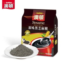 Nine-year-old shop Aotun original black sesame paste 576g hand-ground pure sesame flavor independent package student meal replacement powder