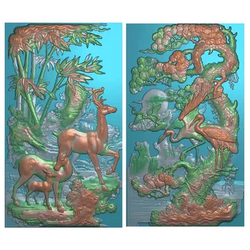 鹤鹿同春图-鹤鹿同春图促销价格、鹤鹿同春图品牌- 淘宝