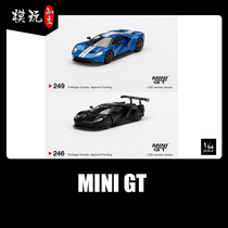 MINI GT 1:64 Ford Ford GT Blue Ford GT GTML car model spot