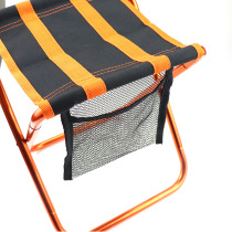 Outdoor folding stool Camping portable fishing fishing chair Household mini stool Aviation aluminum folding stool Maza stool