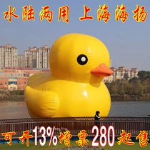 Giant big yellow duck inflatable air model Hong Kong rubber duck 2 meters 3 meters 5 meters 8 meters 10 meters Net red cartoon little yellow duck