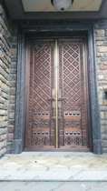 Actually House Linen Shop Pine Rock Copper Wood Composite Patio Security Door SY022