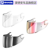 French Shark shark motorcycle helmet male and female lenses transparent silver plated applicable D-SKWAL 2 SPARTAN