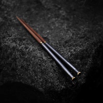 SILVERANT silver ant pure titanium mahogany can be disassembled students home outdoor portable health antibacterial tableware chopsticks