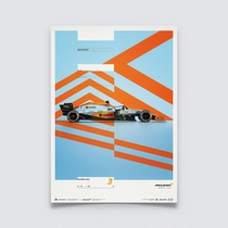 McLaren F1 team McLaren X GULF Gulf Oil Ricardo joint Limited 2 posters
