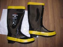 Double money fire boots 97 fire training shoes anti-puncture rubber rain shoes anti-chemical shoes flood control flood control rain boots