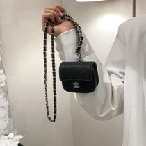 Chain bag can be single shoulder diagonal small waist bag mini children's decorative bag small fragrance mini diamond square bag