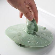 Sewer silicone deodorant cover Floor drain plug Toilet toilet anti-odor anti-blocking insect artifact pool hole plug