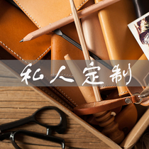 Rye original high-end private handmade leather custom leather leather wallet belt short clip long clip