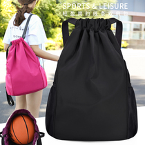 Basketball training bag Shoulder large capacity student sports fitness bag Basketball bag Football bag Shoe storage bag drawstring mouth