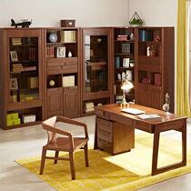 Light furniture New pint full solid wood modern Chinese full solid wood imported elm desk furniture environmentally friendly and writing