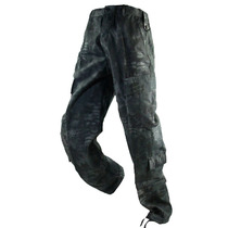 The second generation typeacu version black python military tooling trousers mens tactical pants multiple bags