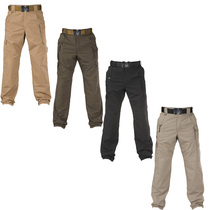 Rhinoceros nail plaid fabric twill material tactical pants can be worn in four seasons solid color multi-pocket breathable overalls