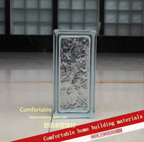 Imported 90X190X80MM half brick white opaque ice crystal glass brick bathroom partition wall entrance