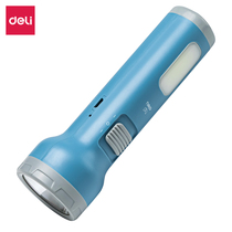 Del 3662A rechargeable lithium battery LED flashlight outdoor mini portable emergency supplies dual lighting multi-function
