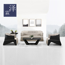 Leisure Area Office Reception Sofa Small Creative Business Guests Brief Modern Shop Sofa Tea Table Talks